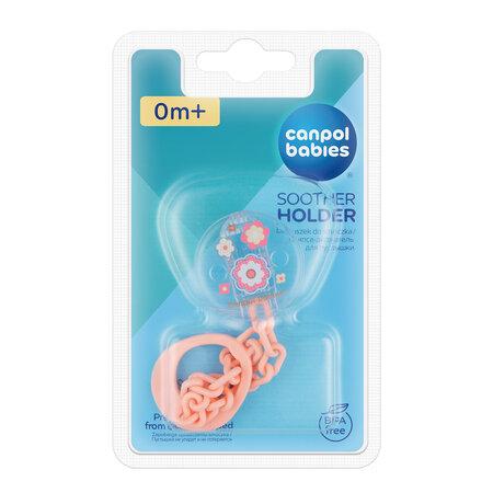 CANPOL BABIES čiulptuko laikiklis-grandinėlė NEWBORN, 10/877