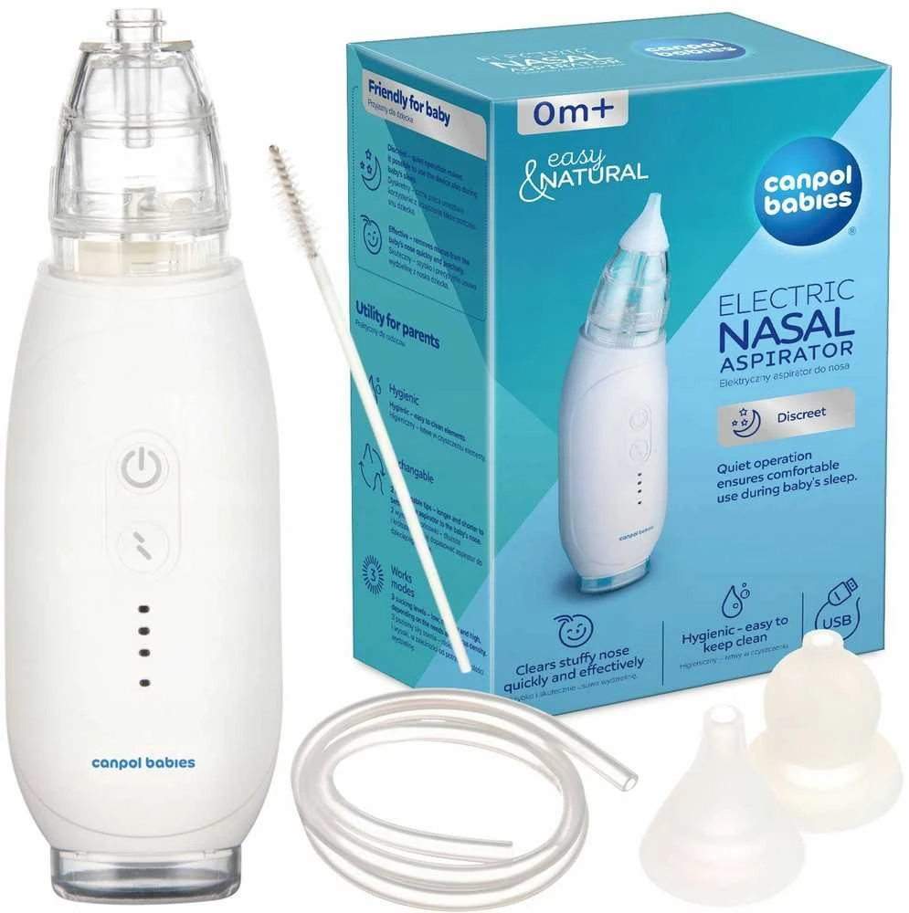 Canpolbabies CANPOL BABIES elektrinis nosies aspiratorius, Easy Natural, 9/319