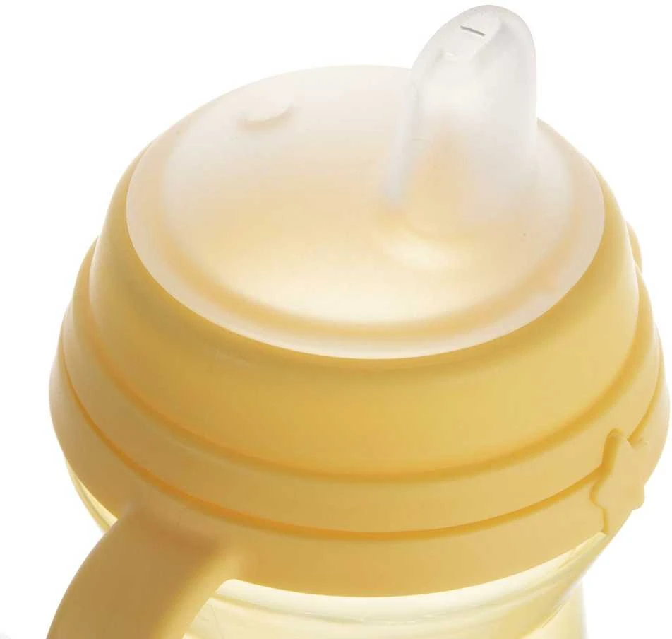 Canpolbabies Canpol babies gertuvė su silikoniniu snapeliu FirstCup 250ml (56/615_yel)