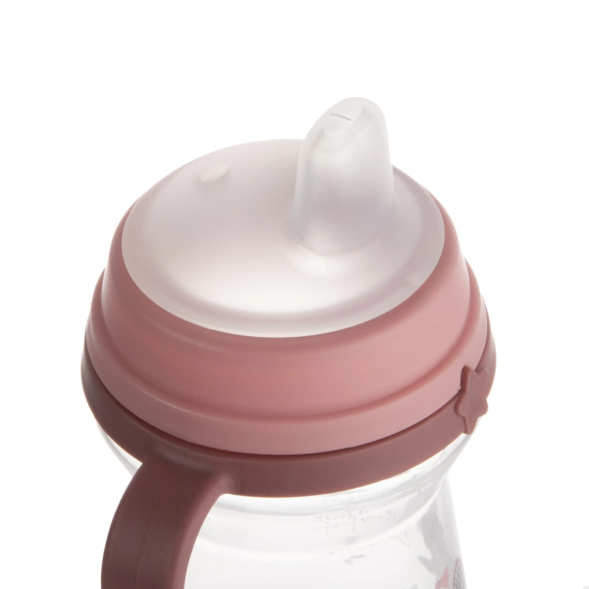 Canpol babies gertuvė su silikoniniu snapeliu FirstCup 250ml BONJOUR PARIS (56/613_pin)