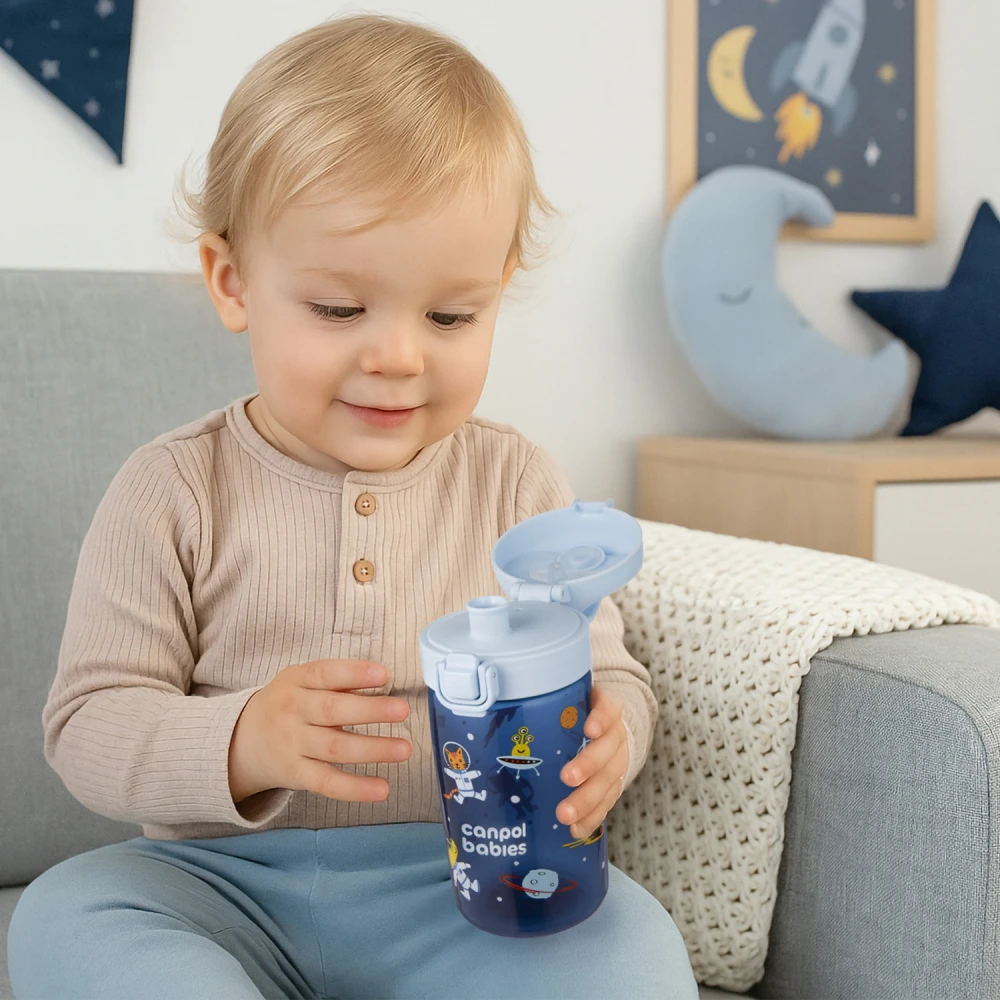 Canpolbabies CANPOL BABIES gertuvė vandeniui JUNIOR, 400 ml, Mėlyna, 56/624_blu