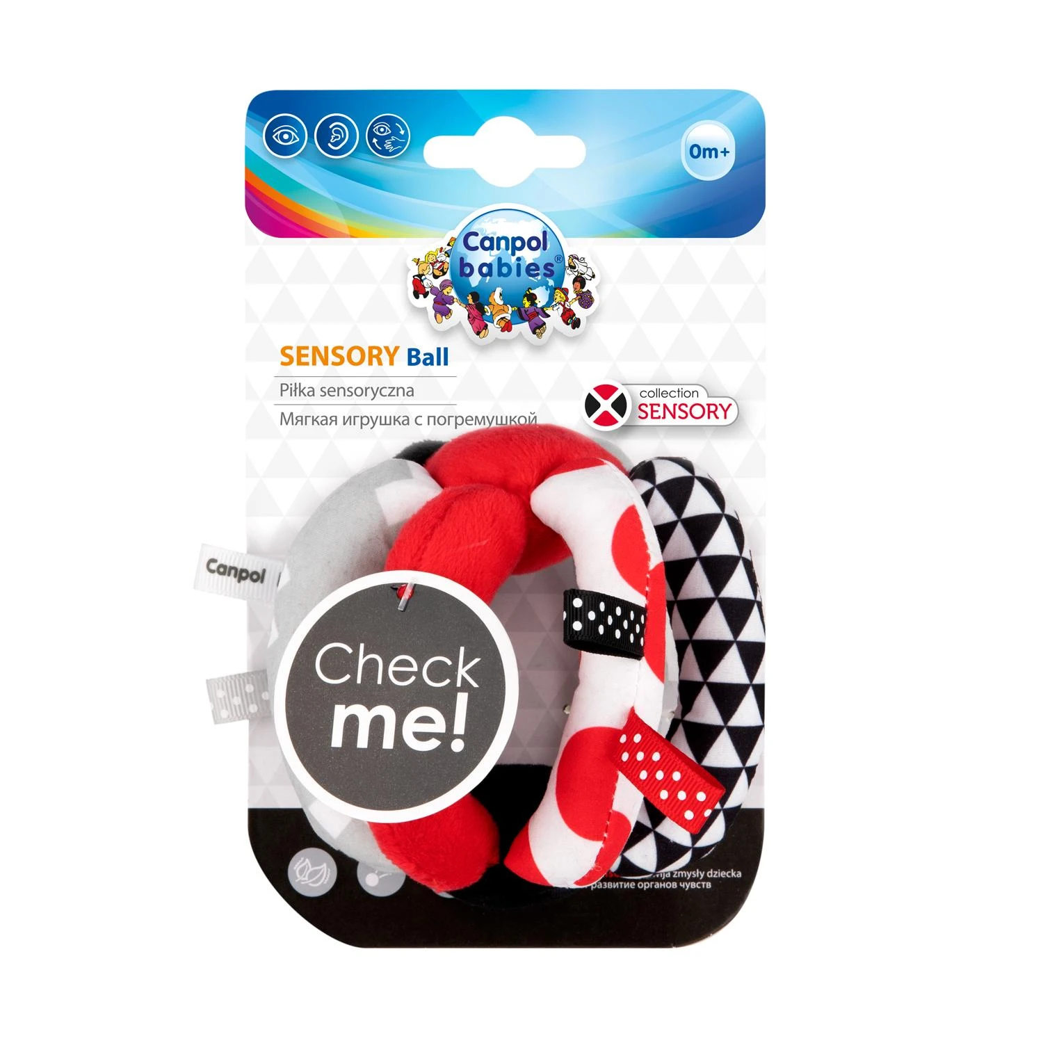 Canpolbabies Canpol babies kamuolys Soft Contrast SENSORY TOYS 68/082