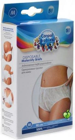CANPOL BABIES kelnaitės vienkartinės po gimdymo XL dydis 9/600
