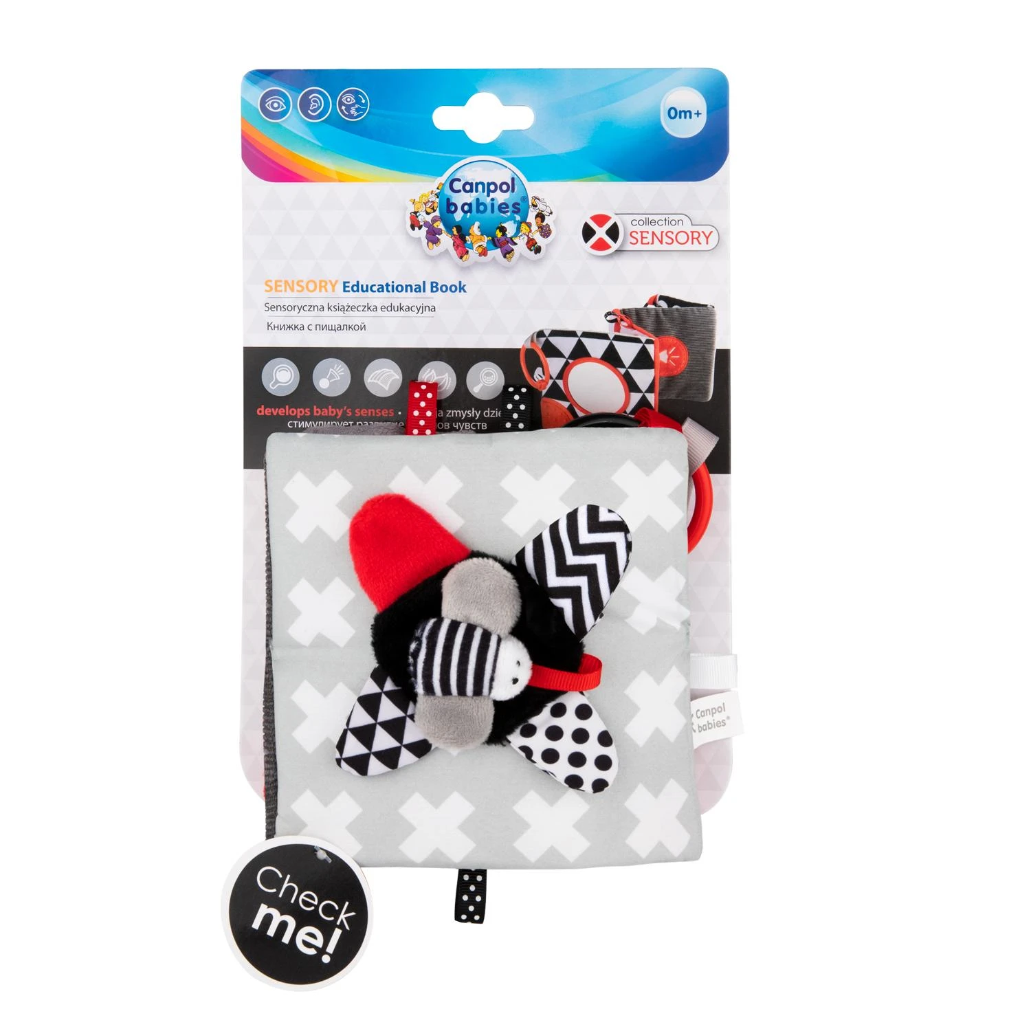 Canpol babies knyga-žaislas Soft Contrast SENSORY TOYS 68/081