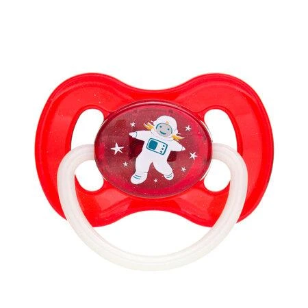 CANPOL BABIES lateksinis apvalus čiulptukas KOSMO, 6-18 mėn., 23/222_red_new