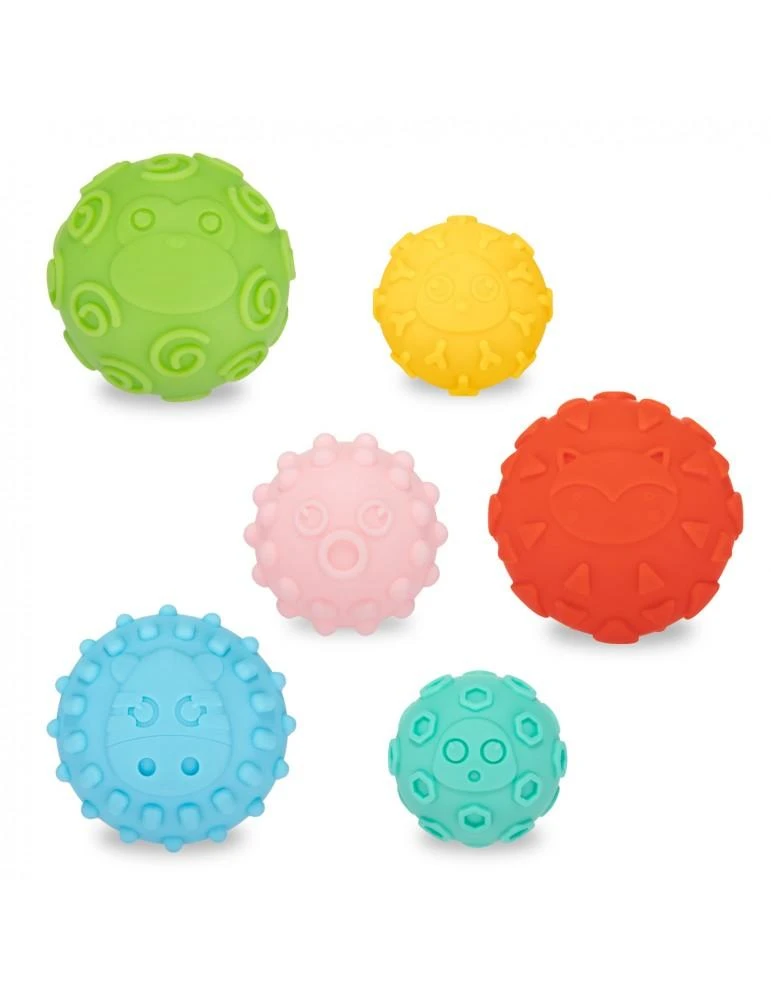CANPOL BABIES minkšti kamuoliukai SOFT SENSORY, 6 vnt, 79/402