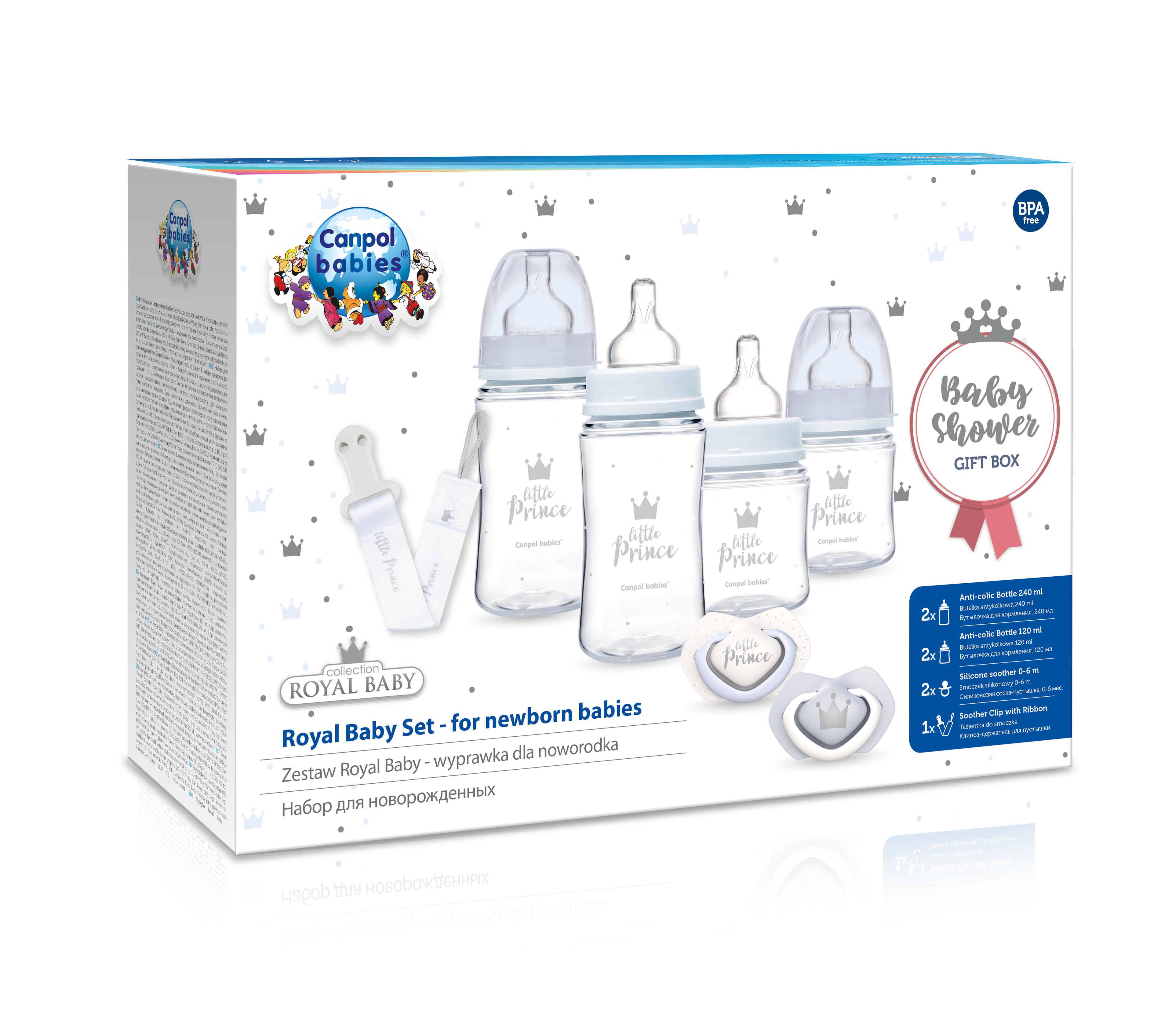 Canpolbabies CANPOL BABIES naujagimio rinkinys ROYAL BABY, 0+, mėlynas
