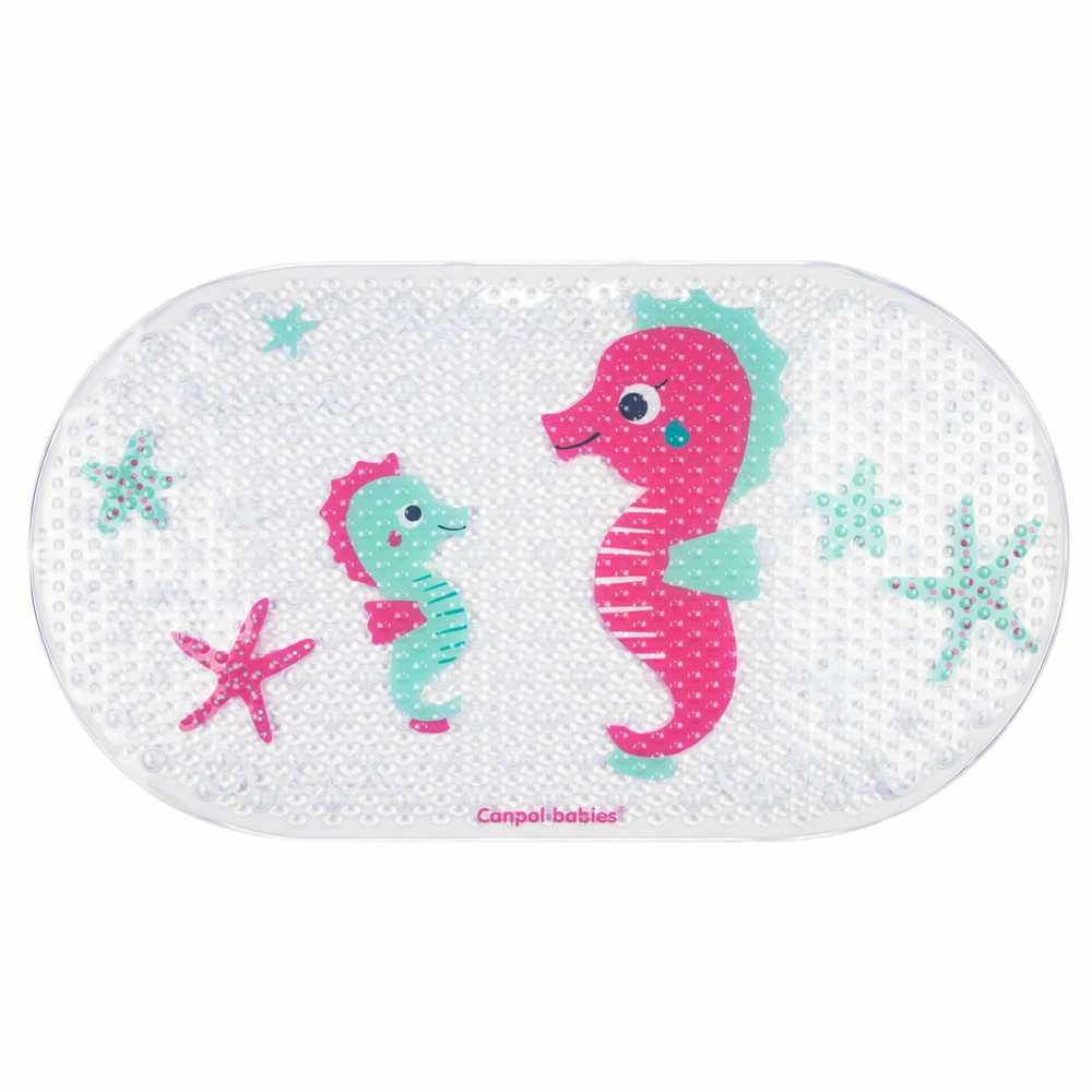 Canpolbabies CANPOL BABIES neslystantis kilimėlis į vonią, LOVE&SEA, 69x38 cm 80/002