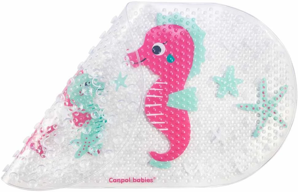 Canpolbabies CANPOL BABIES neslystantis kilimėlis į vonią, LOVE&SEA, 69x38 cm 80/002
