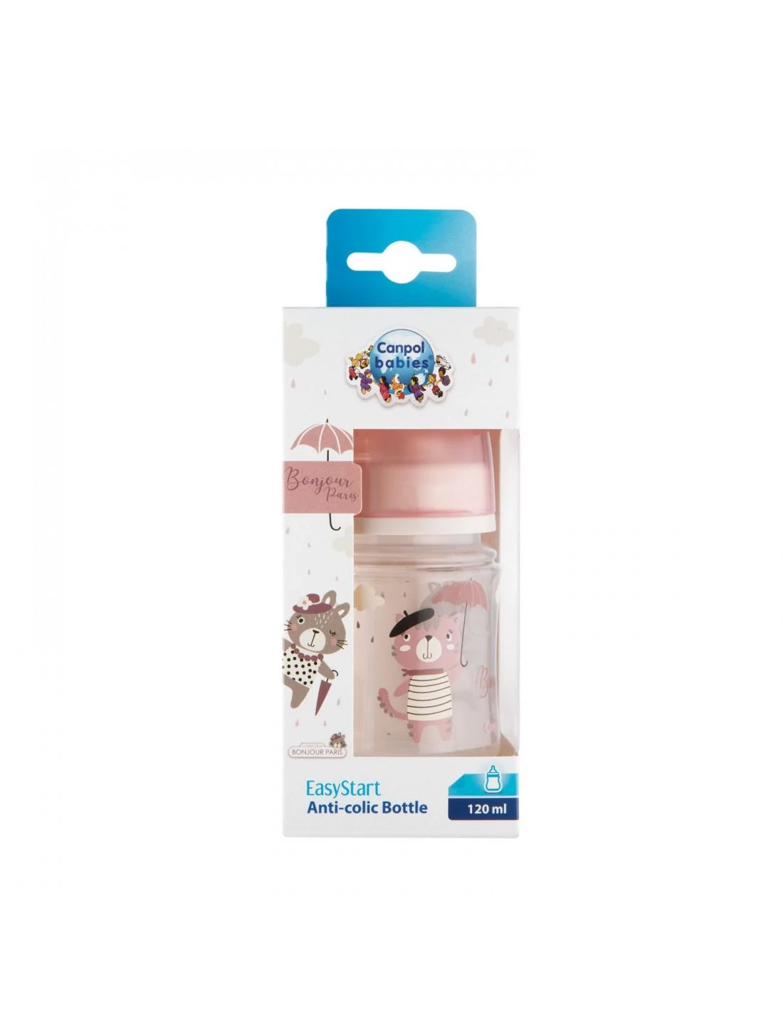 Canpol babies buteliukas Bonjour Paris 120ml
