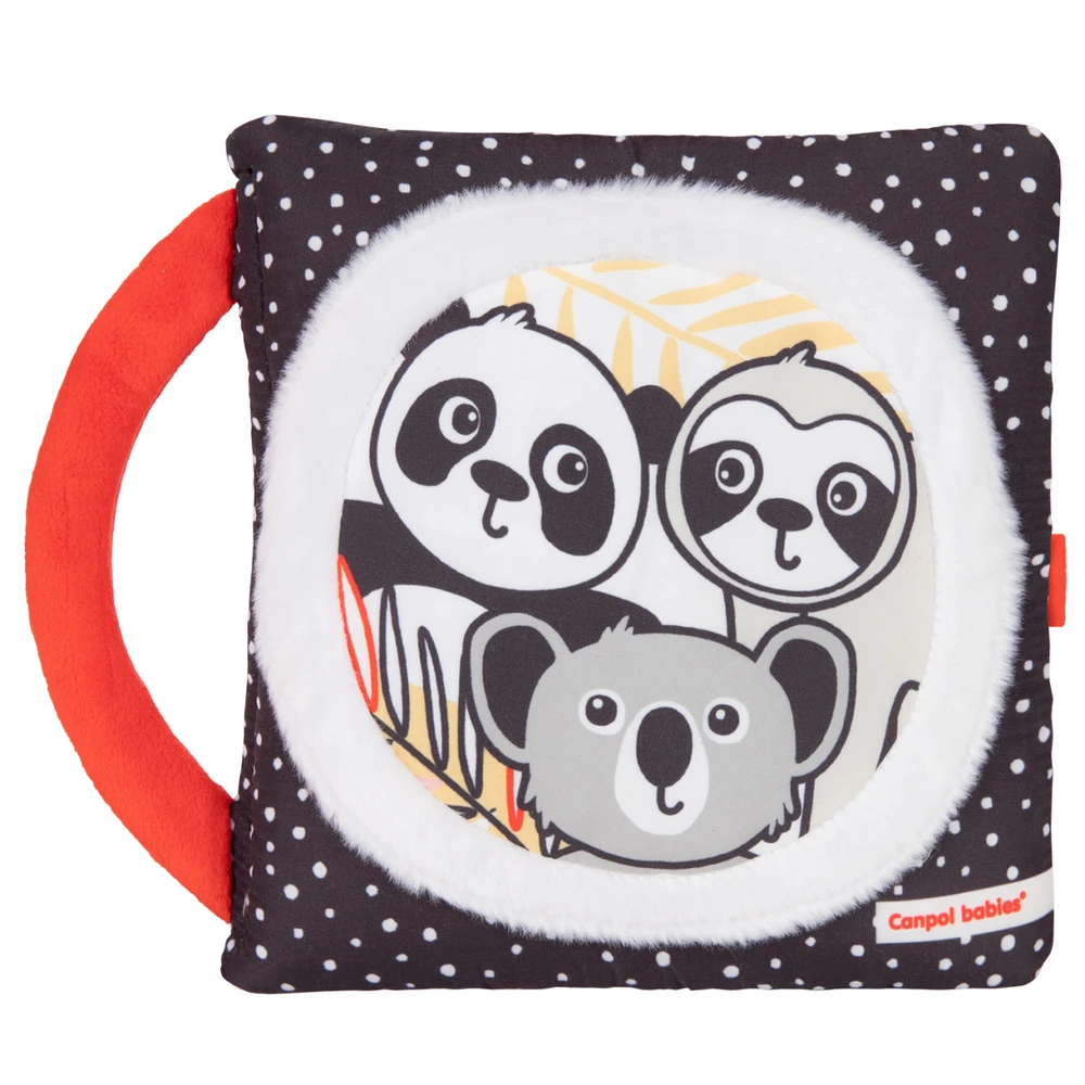 CANPOL 68/088 Sensorinė manipuliacinė knygelė BabiesBoo Panda