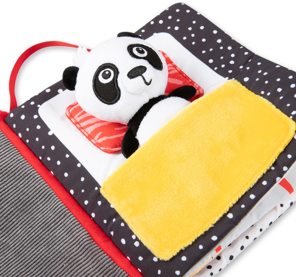CANPOL 68/088 Sensorinė manipuliacinė knygelė BabiesBoo Panda