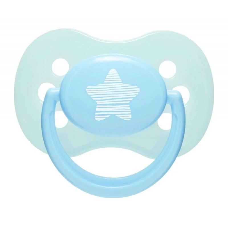 CANPOL BABIES silikoninis apvalus čiulptukas PASTELOVE, 6-18 mėn., 22/423