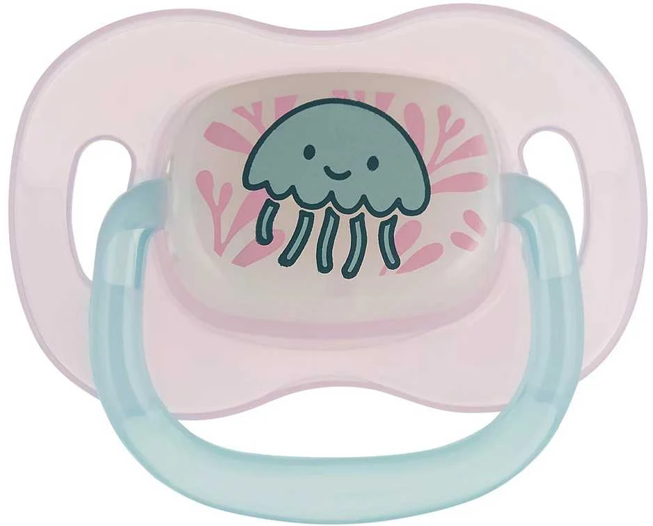 CANPOL BABIES silikoninis čiulptukas LOVE&SEA, 0-6 mėn., 34/900_pin