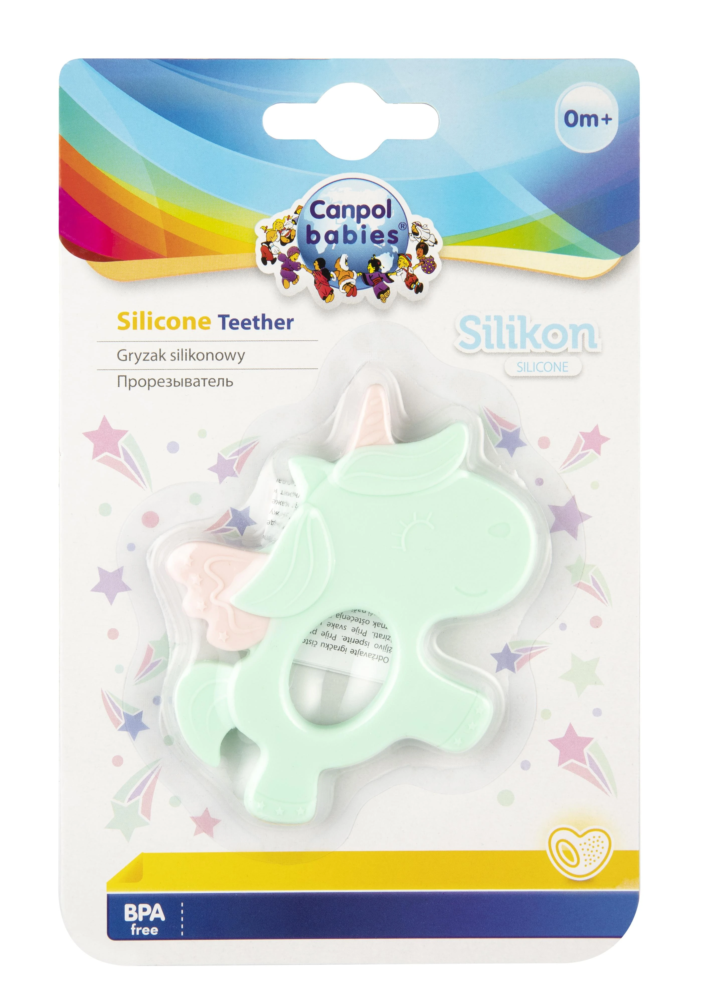 CANPOL BABIES silikoninis kramtukas naujagimiui UNICORN, 51/007