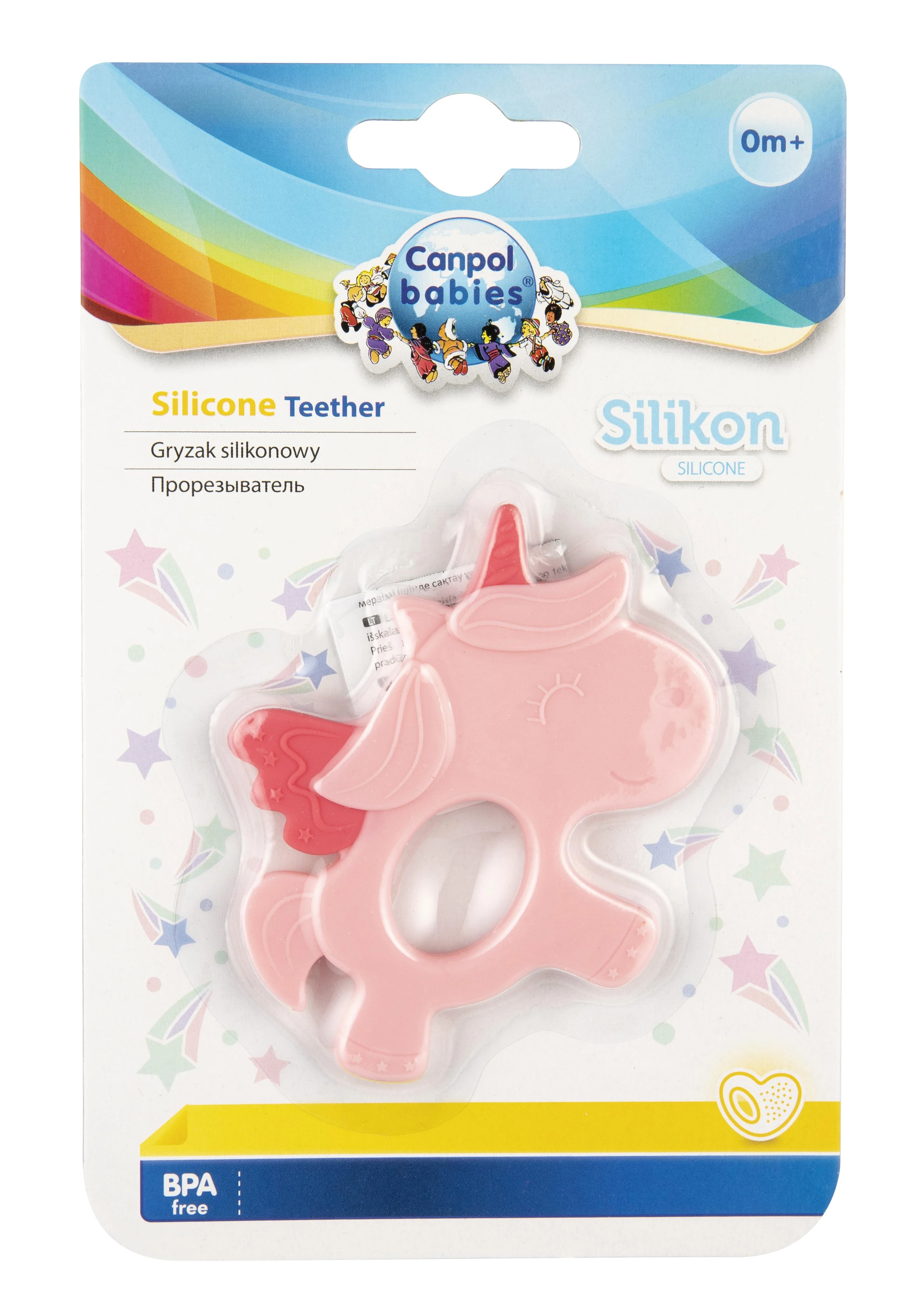 CANPOL BABIES silikoninis kramtukas naujagimiui UNICORN, 51/007