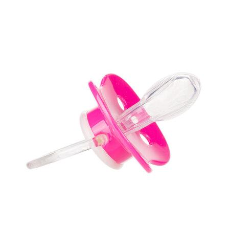 CANPOL BABIES silikoninis simetrinis čiulptukas OWL, 18 mėn+, 22/570