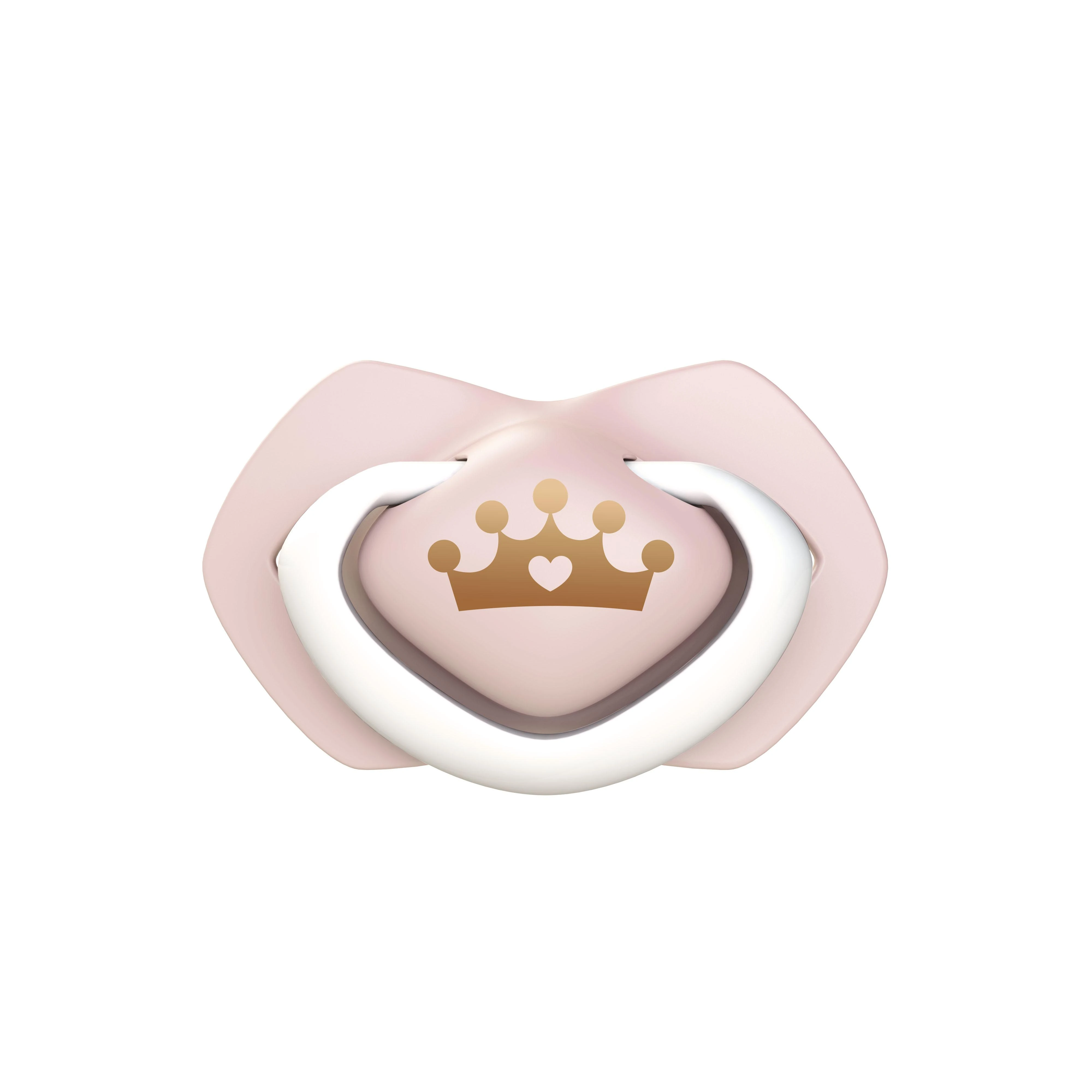 Canpolbabies CANPOL BABIES silikoninis simetrinis čiulptukas ROYAL BABY, 6-18 mėn., 2 vnt., 22/651_pin