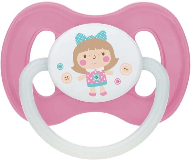 CANPOL BABIES silikoninis simetrinis čiulptukas TOYS, 6-18 mėn., 23/292
