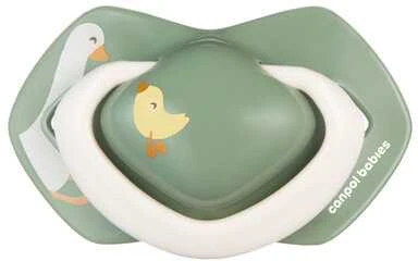 CANPOL BABIES simetrinis silikoninis čiulptukas GOOSE, 18+ mėn., 2 vnt., 22/667