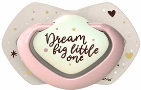CANPOL 22/659 Silikoninis čiulptukas 6-18m simetriškas Sleepy Koala 2 vnt. rožinis