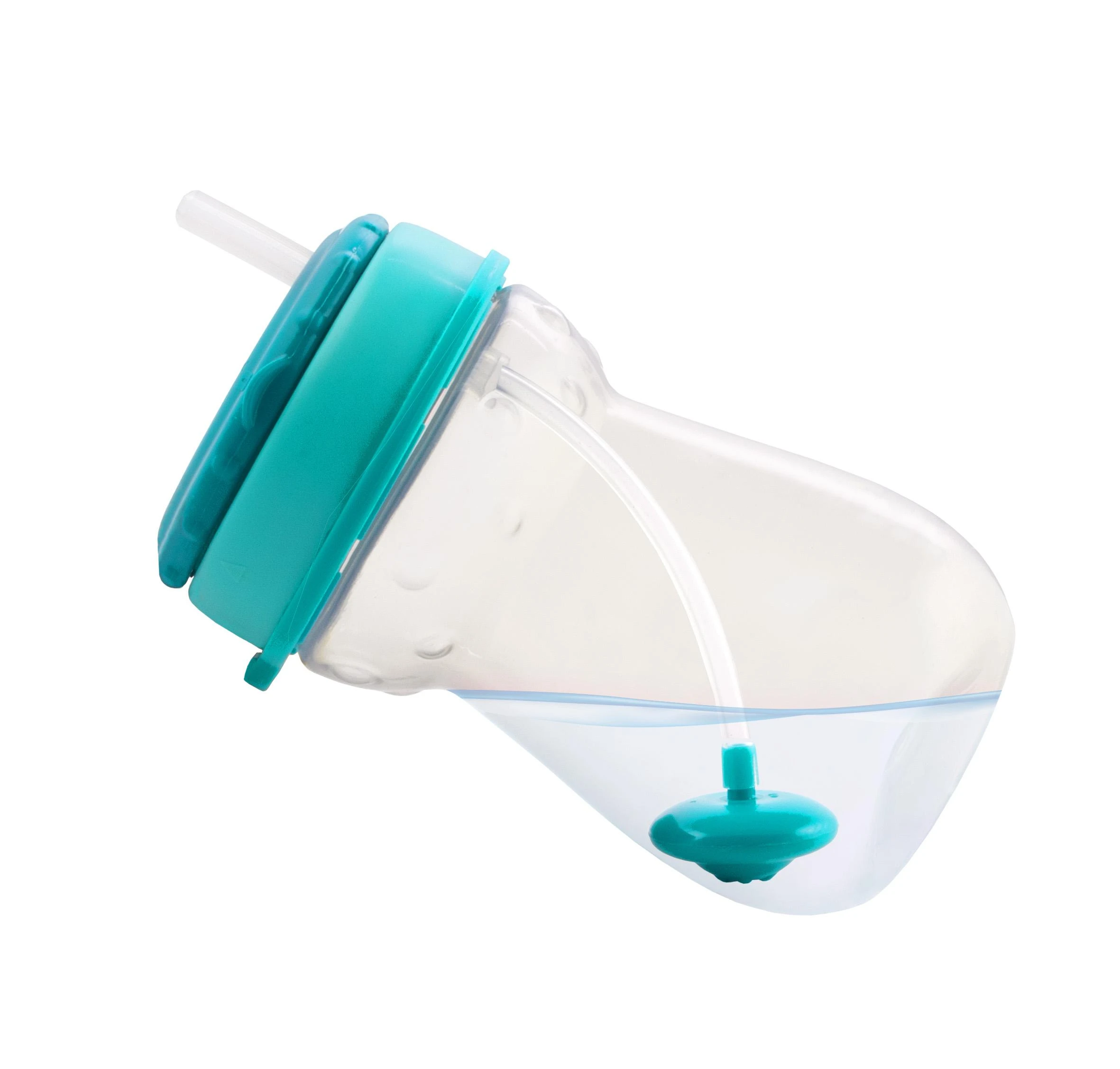 CANPOL BABIES sportinis puodelis su uždaromu šiaudeliu, 350 ml, 56/518
