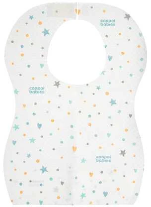 CANPOL BABIES vandeniui atsparūs vienkartiniai seilinukai su kišenėmis, 10 vnt., 1/800