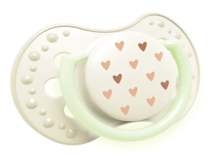 Canpol LOVI dinaminis silikoninis čiulptukas Teddy Love, 18m+, 2 vnt., 22/937