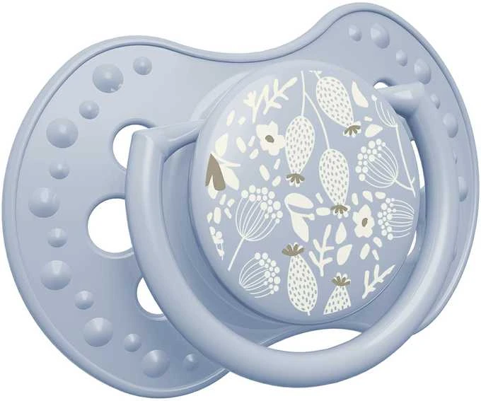 LOVI silikoniniai dinaminiai čiulptukai, Blossom Mėlyna, 3-6m, 2 vnt., 22/922boy
