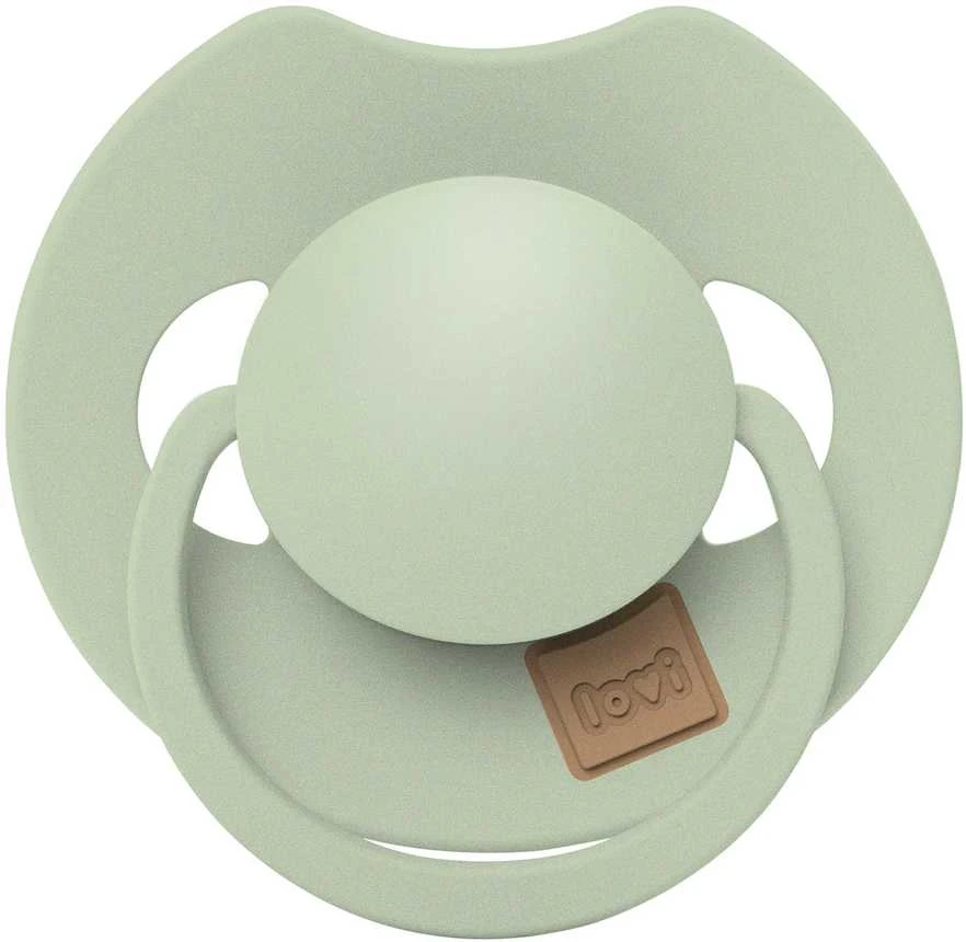 LOVI silikoninis dinaminis čiulptukas Prime, Pistachio, 0-6m, 1 vnt., 34/412