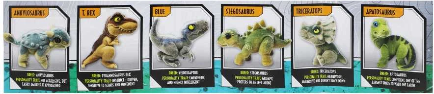 CAPTIVZ slaimo kiaušinis su dinozauro figūrėle Jurassic Flocked Hatchlings, asort., 670