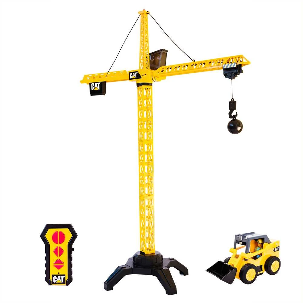 CAT RC statybinio krano rinkinys Workforce Jumbo Tower Crane Set, 82438