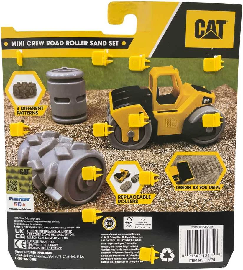 Costway CAT smėlio žaislas Road Roller, 83375