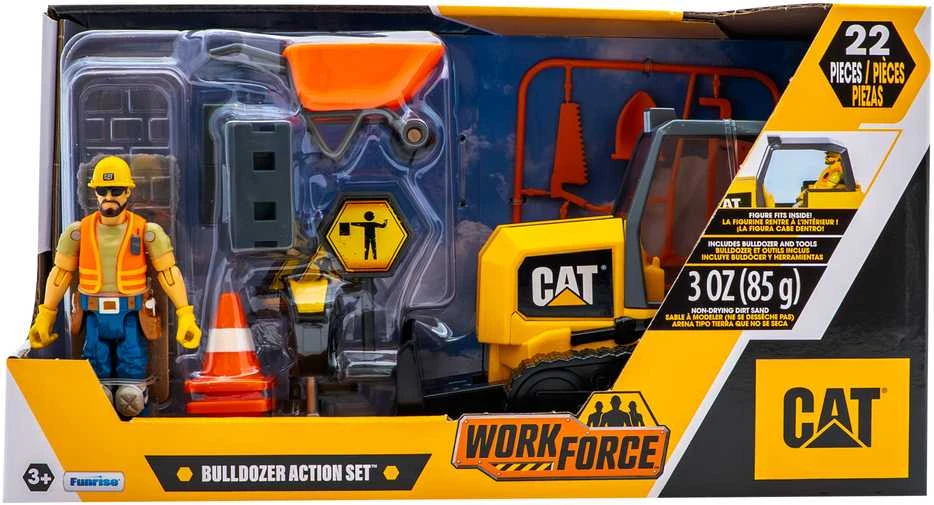 CAT statybų transporto priemonė su priedais Workforce, asort., 83454