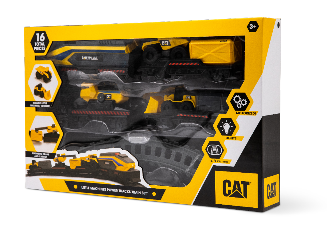 CAT traukinio rinkinys Little Machines, 82949