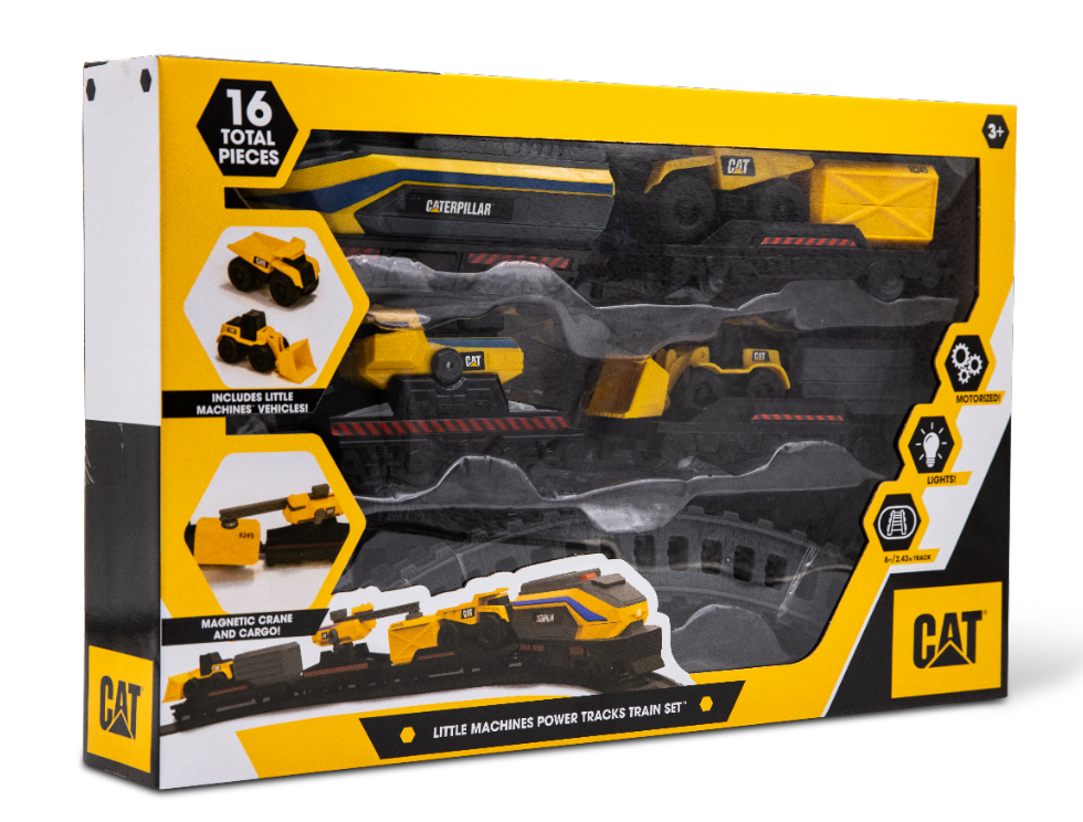 CAT traukinio rinkinys Little Machines, 82949