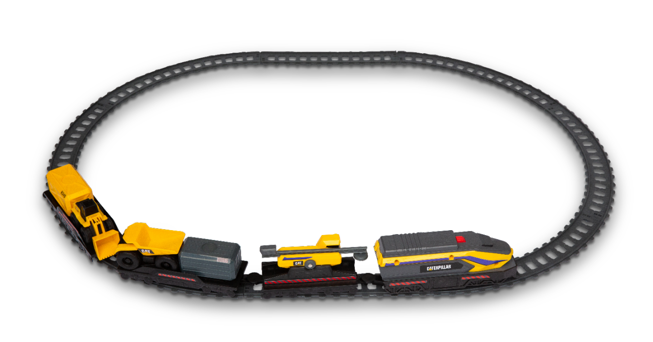 CAT traukinio rinkinys Little Machines, 82949