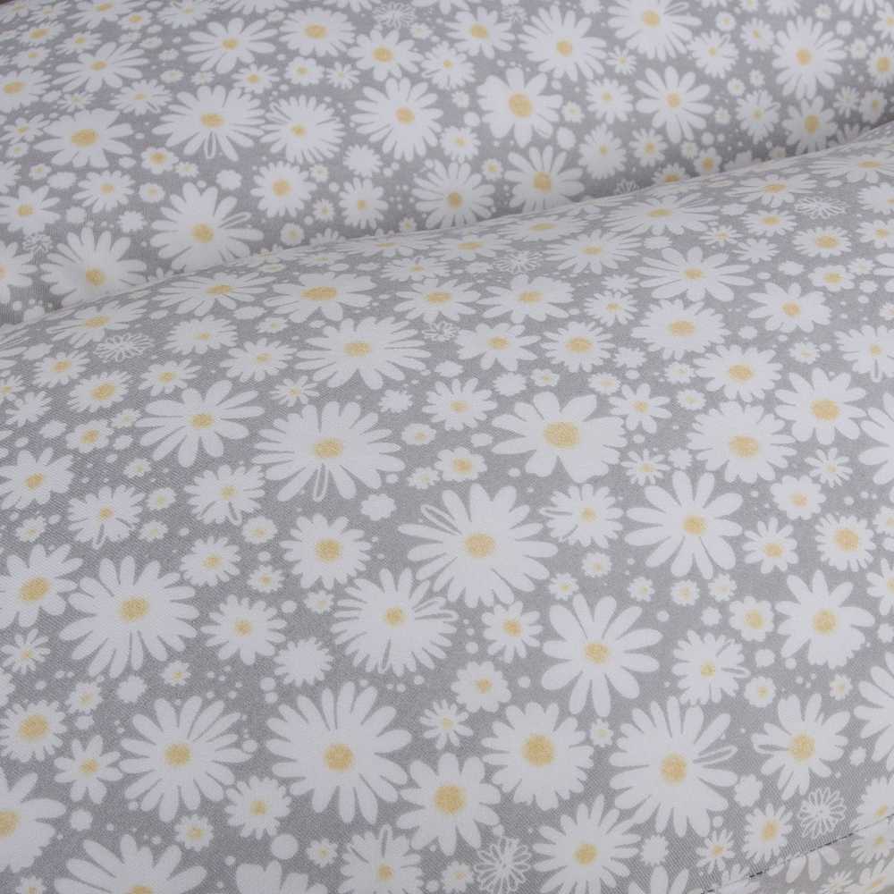 Maitinimo pagalvė CebaBaby Huggy Basic Chamomile W-709-000-744, 150 cm