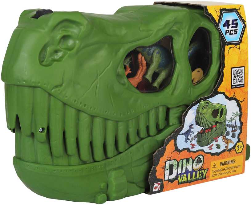 CHAP MEI žaidimų rinkinys Dino Valley Dino Skull Bucket, 45 pcs., 542029