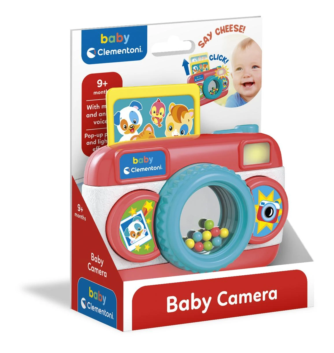 CLEMENTONI Baby žaislinis fotoaparatas Baby Camera, 17461