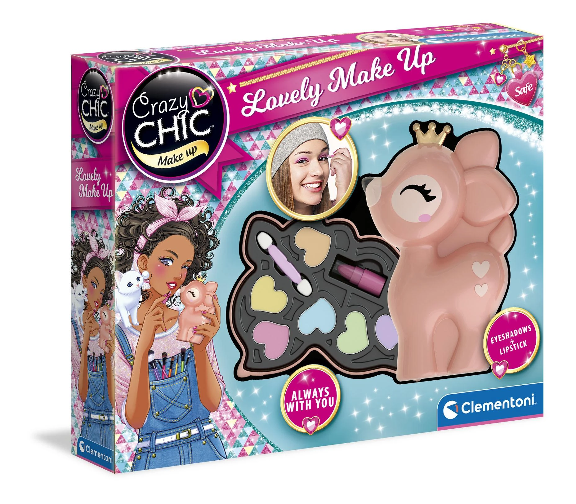 CLEMENTONI CRAZY CHIC kosmetikos rinkinys Fawn, 18631 m