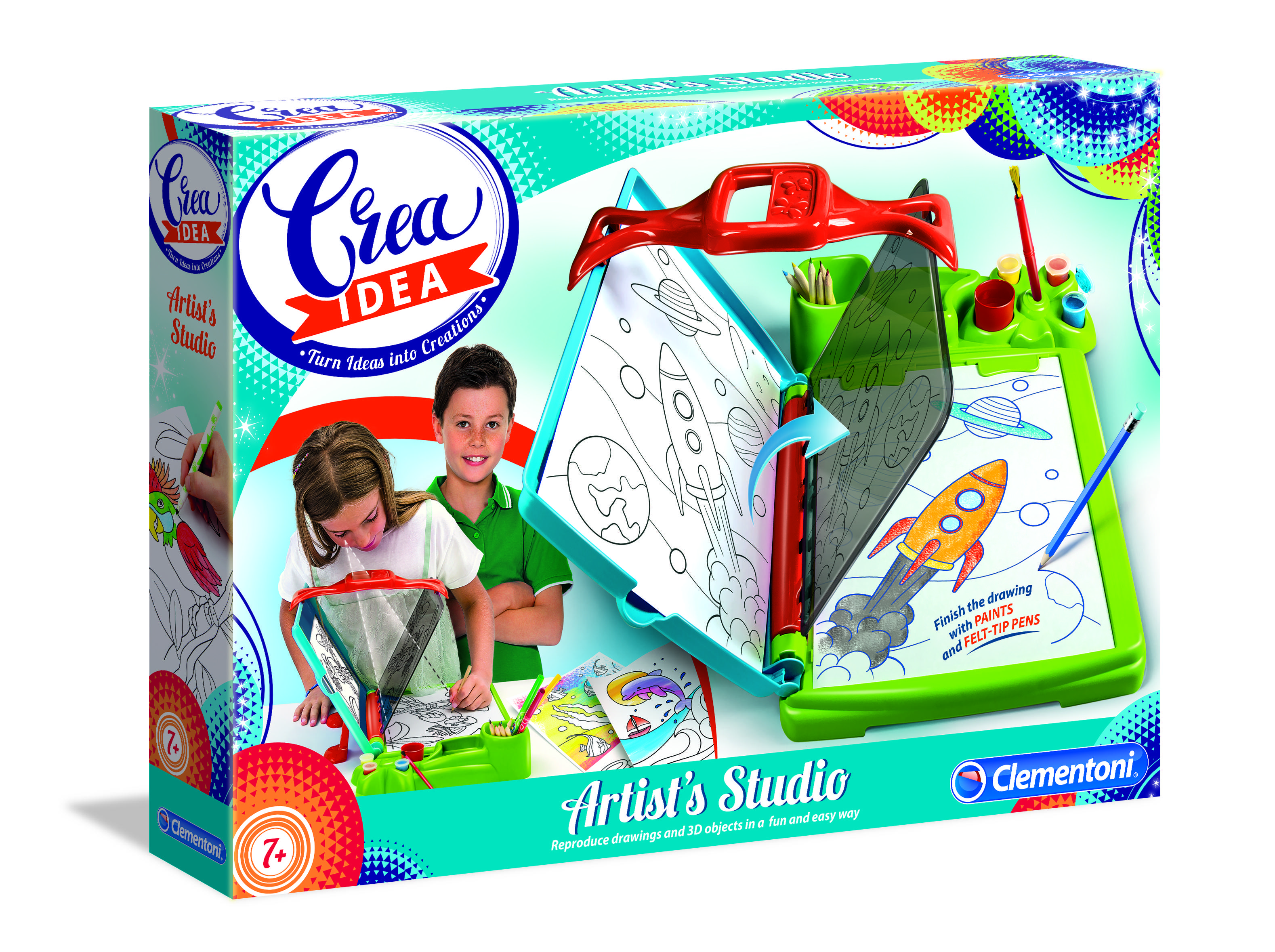 CLEMENTONI Crea Idea Kūrybinis piešimo rinkinys FI, 15238