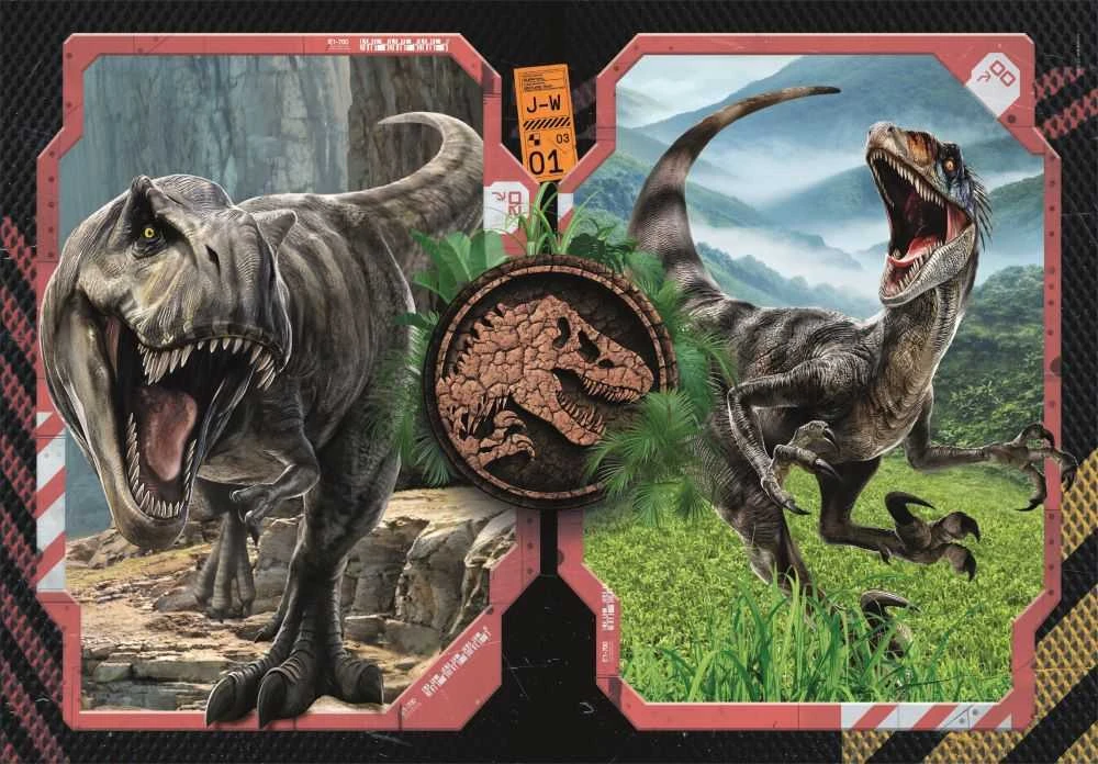 Clementoni Dėlionė 2x60 vnt. - Jurassic World