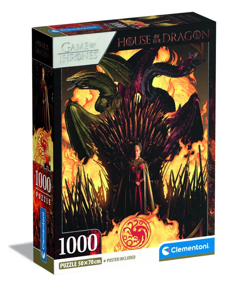 Clementoni Dėlionė 1000 vnt. - House of The Dragon