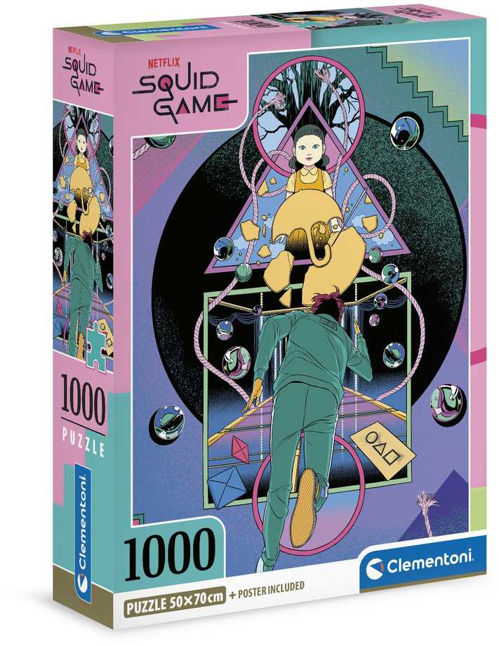 Clementoni Dėlionė 1000 vnt. - Squid Game, 2 sezonas