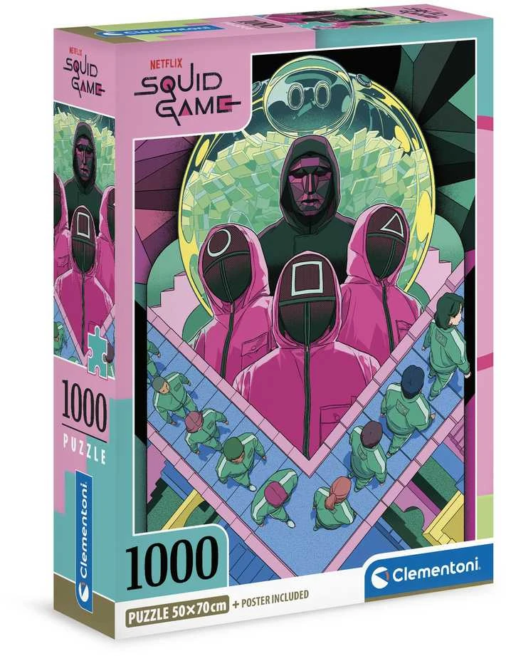 Clementoni Dėlionė 1000 vnt. - Squid Game: 2 sezonas