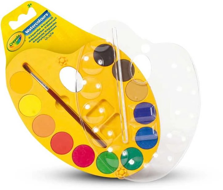 Crayola, Inc. CRAYOLA Vandeniniai dažai (12 spalvų)