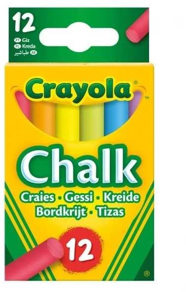 Crayola, Inc. Crayola 12 coloured chalk Daugybė 12 vnt
