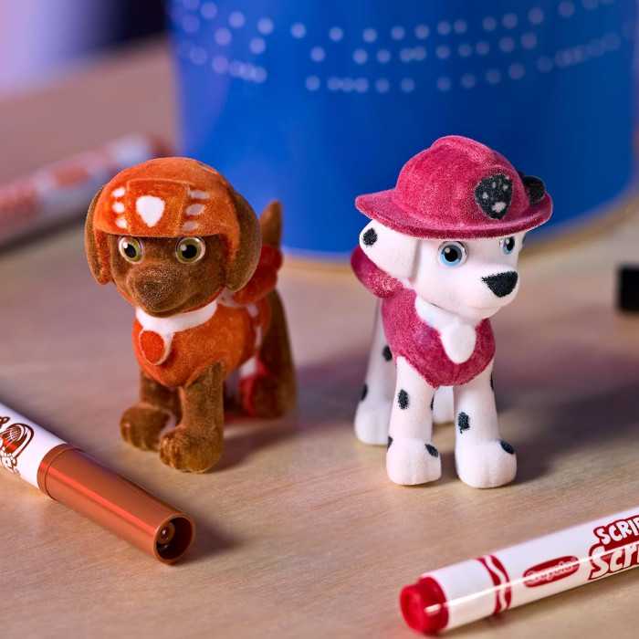 Crayola, Inc. Nickelodeon Kūrybinis rinkinys Crayola Washimals Šunyčiai Patruliai (Paw Patrol) 74-0287, 6 d.