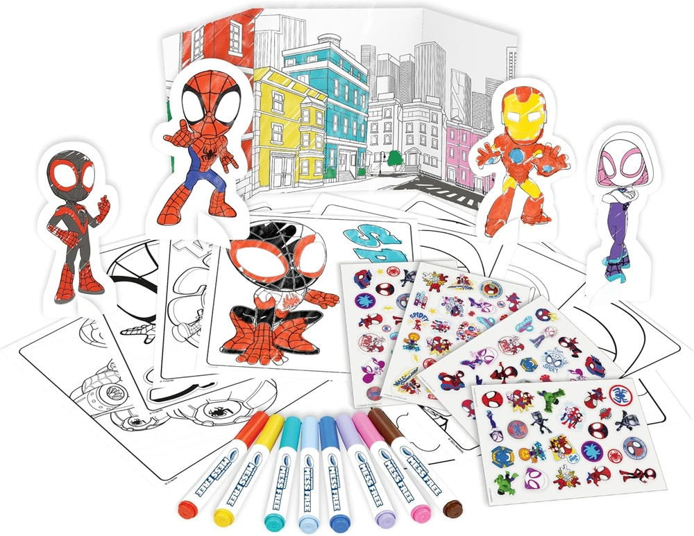 Crayola, Inc. CRAYOLA kūrybinis rinkinys Color Wonder Activity Spidey, 75-7193